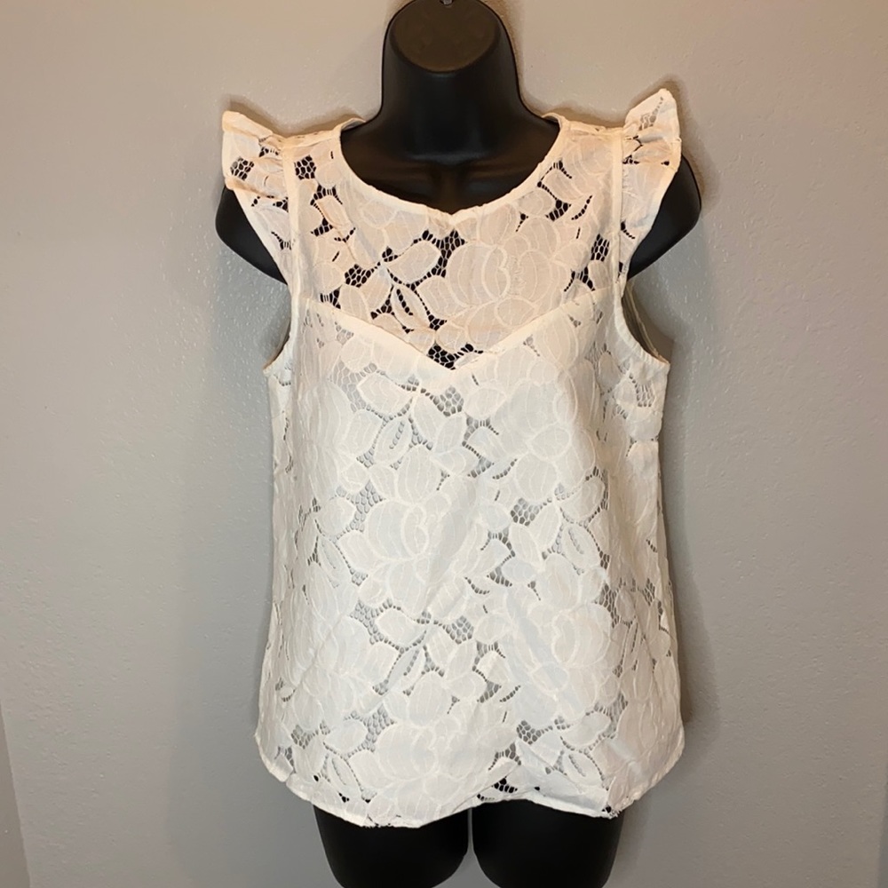 Monteau lace crochet blouse
